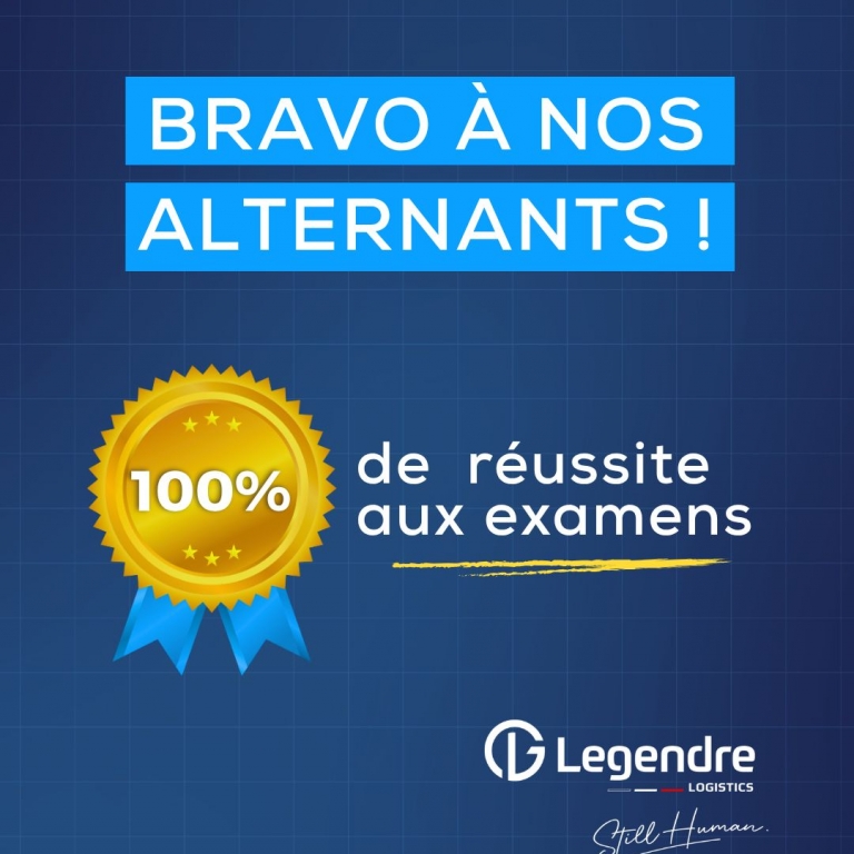 Carton plein pour les alternants Legendre Logistics